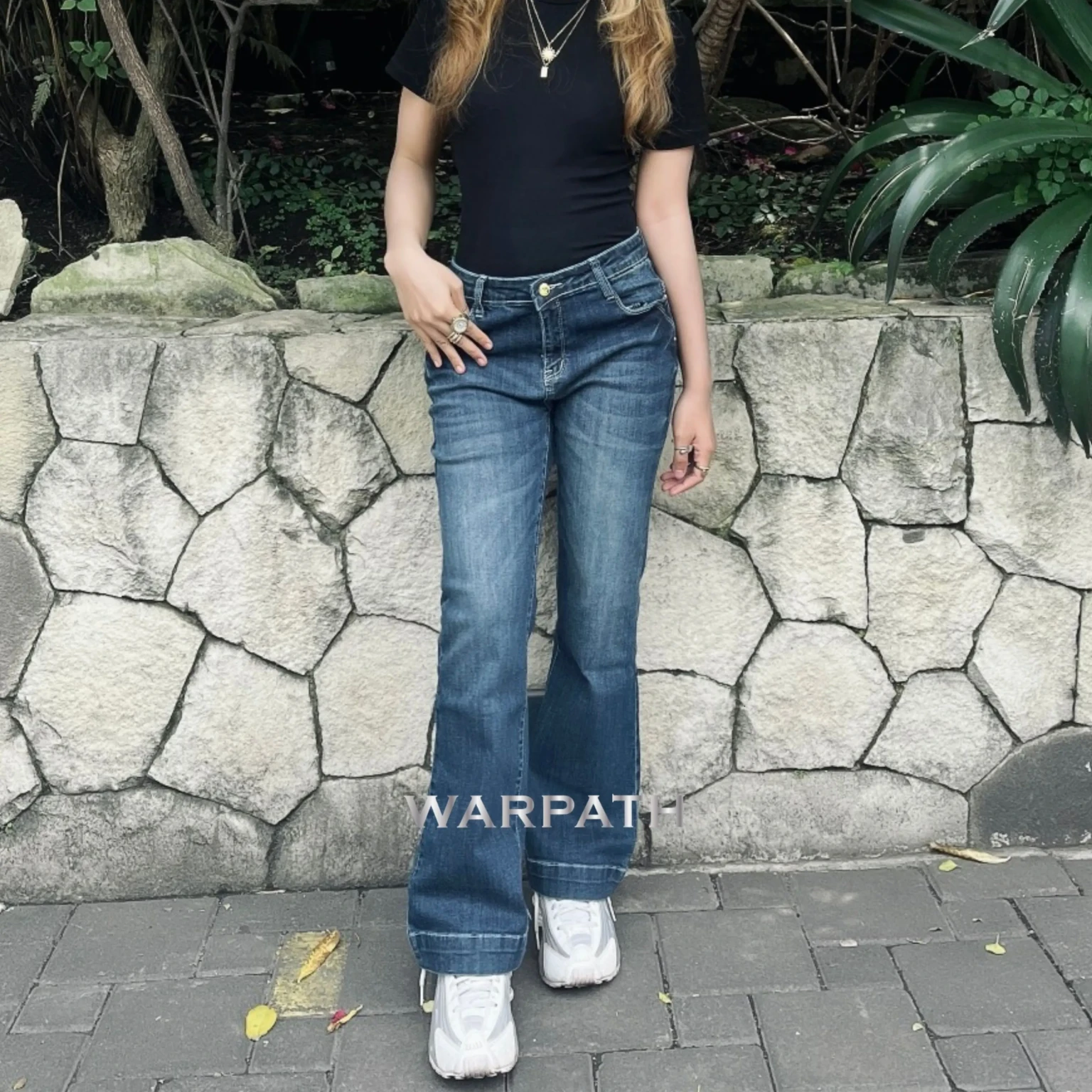 STRETCHBOOT 9978 Jeans in Navy