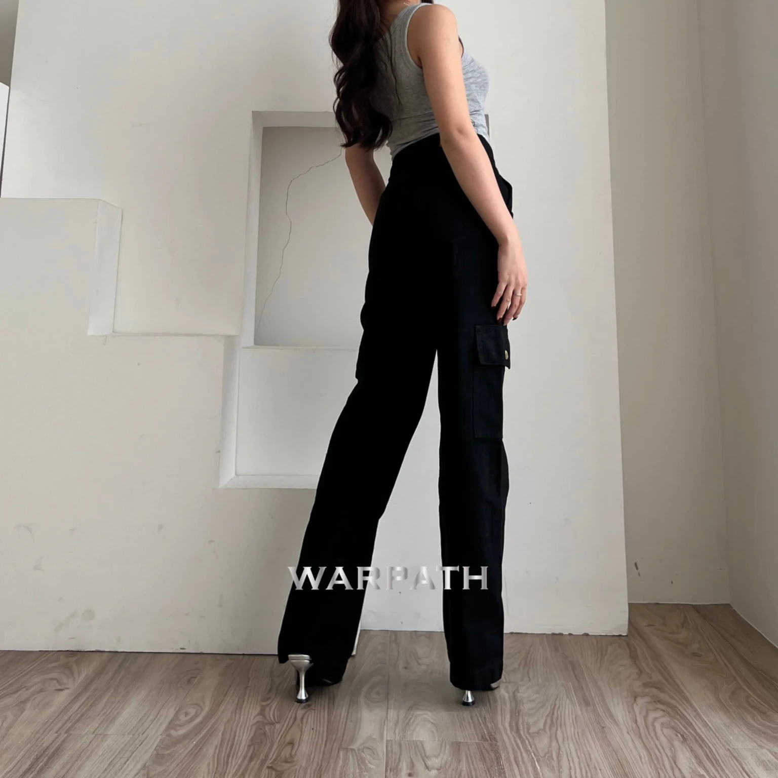 COOLGO 8956 Jeans in Black - Gambar 3