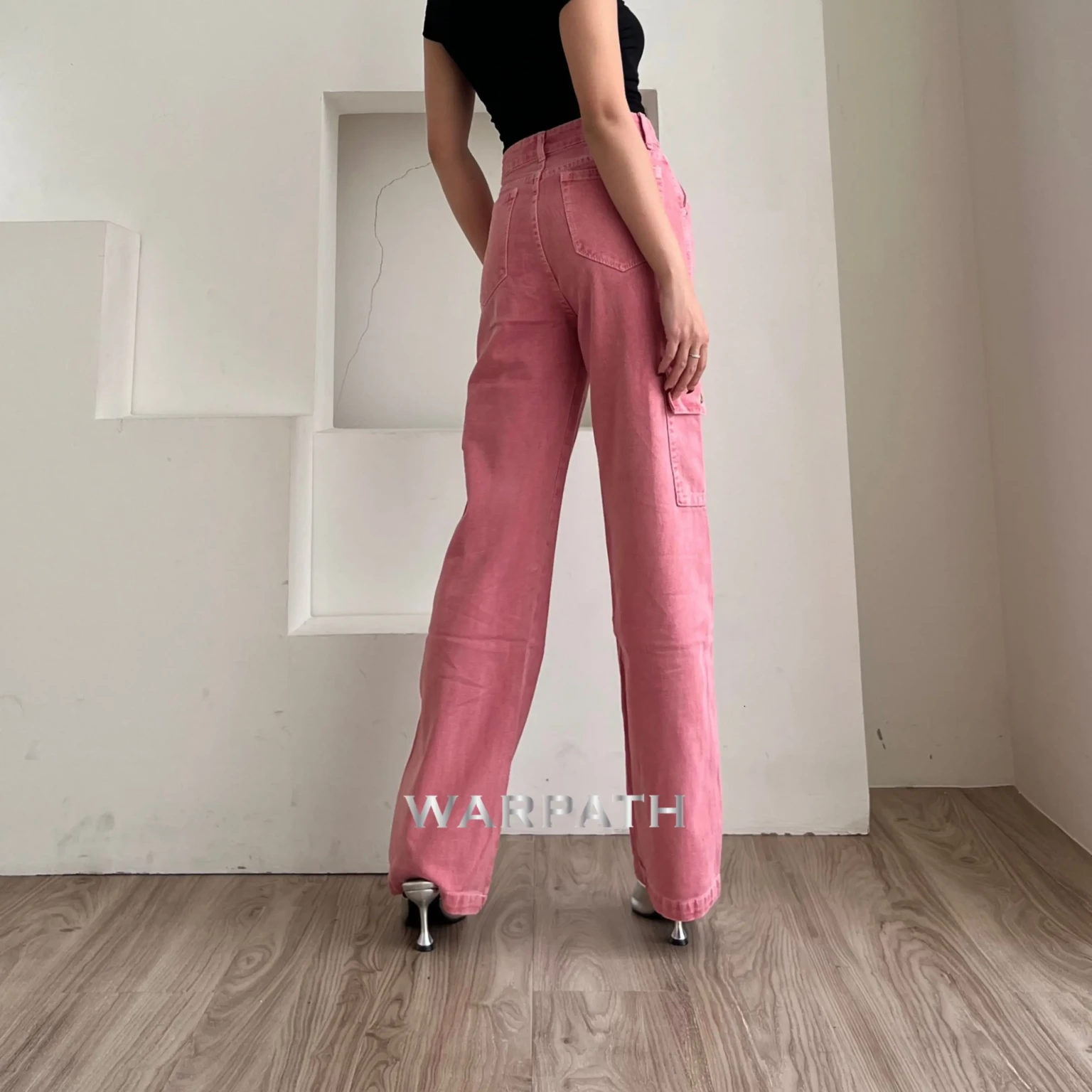 COOLGO 8759 Jeans in Pink - Gambar 3